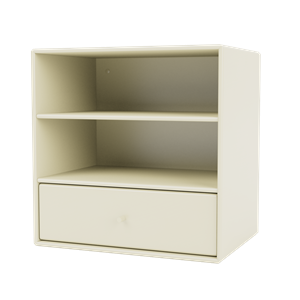 Montana Mini 1005 Bookcase with Drawer Vanilla