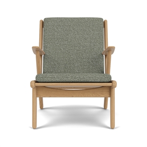 FDB Furniture J53 Armchairs Green-Melange
