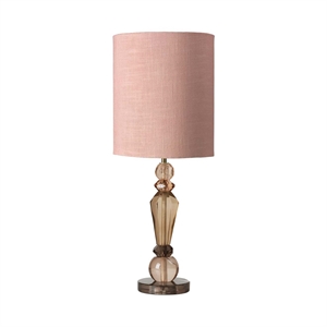 Cozy Living Caia Table Lamp Nougat/Dusty Rose