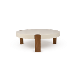 Mazo Fer Coffee Table Ø100 White/Oak