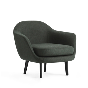 Normann Copenhagen Sum Armchair Black Aluminum/ Dark Green LDS41