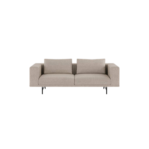 Vipp Loft 2-Person Sofa Brook Beige/ Chestnut/Black