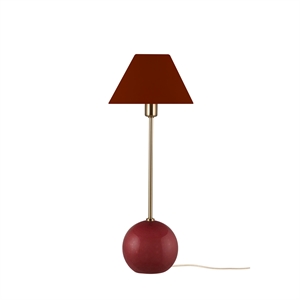 Globen Lighting Iris 20 Table Lamp Burgundy