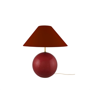 Globen Lighting Iris 35 Table Lamp Burgundy