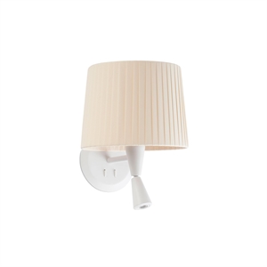 Faro SAMBA Wall Lamp Matt White/ Beige