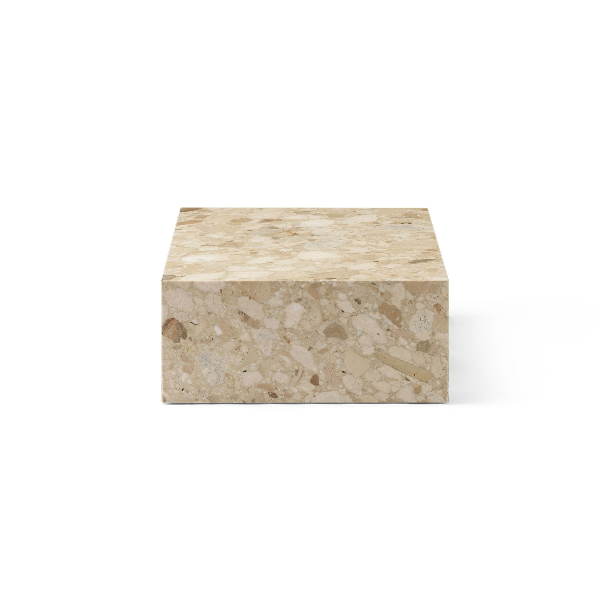 Stone plinth deals coffee table