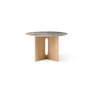 Audo Androgyne Dining Table Ø120 Natural Oak/Grey Galaxy