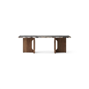 Audo Androgyne Dining Table 120x45 Walnut/Grey Galaxy