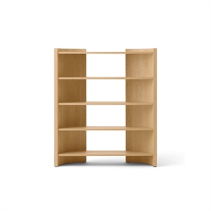 Audo Crescent Bookcase H173 Lacquered Veneer