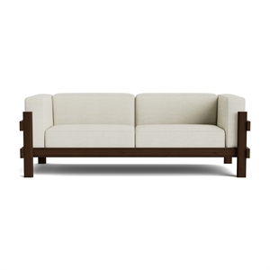 Normann Copenhagen Kube 3-Seater Sofa Dark Brown/Remix 223