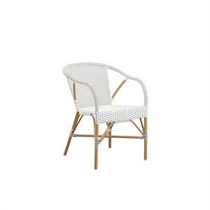 Sika-Design Madeleine Exterior Café Chair White/Almond