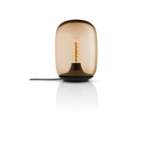 Please Wait to be Seated Acorn Table Lamp Amber
