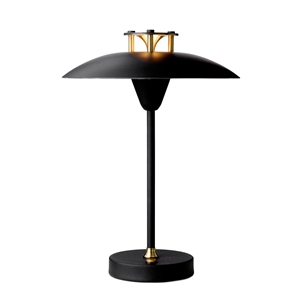 Halo Design Mini Stepp 1-2-3 Portable Table Lamp Black