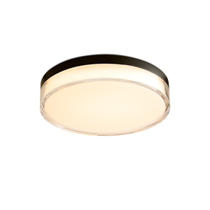 Halo Design Clear Ceiling Light Ø28 Acrylic/ Black