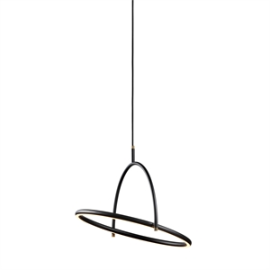 Halo Design Tilt Chandelier Ø40 Black