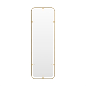 Audo Nimbus Mirror Rectangular Polished Brass