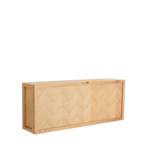 Hübsch Herringbone Shoe Cabinet Large Natural