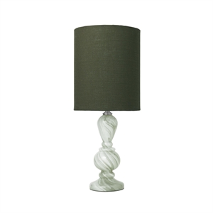 Cozy Living Christine Table Lamp Seagrass Swirl/Army