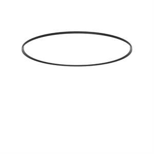 Louis Poulsen LP Slim Ceiling light Recessed Ø68 3000K & Dali Black
