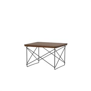 Vitra Occasional Table LTR Bedside Table/Side Table Dark Walnut/ Black