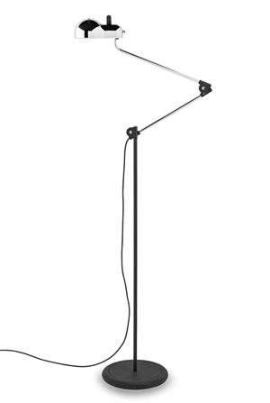 Stilnovo Topo Piantana Floor Lamp Chrome