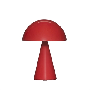 Hübsch Mush Portable Lamp Red