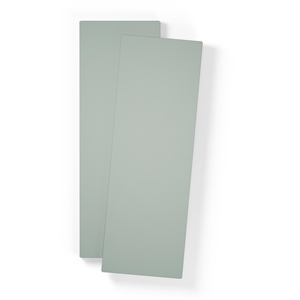 Department Shelf for Store Cabinet with 2 Doors Set of 2 Slate Grey