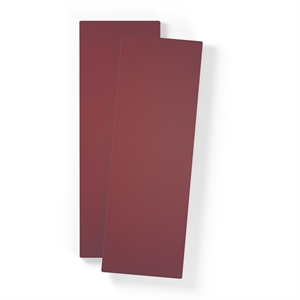 Department Shelf for Store Cabinet with 2 Doors Set of 2 Bordeaux