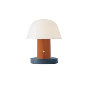 &tradition Setago JH27 Table Lamp Brown & Blue