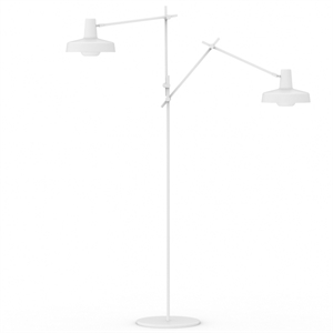 Grupa Products Arigato Double Floor Lamp White