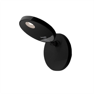 Artemide DEMETRA FARETTO Wall Lamp 3000K, with On/off, Opaque Black