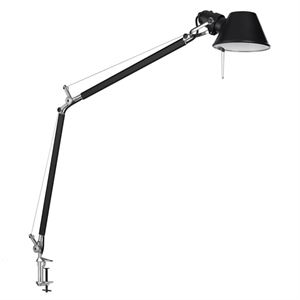 Artemide Tolomeo Table Lamp Black with Clip