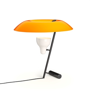 Astep Model 548 Table Lamp Dark Brass/Orange