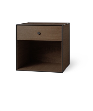 Audo Frame 49 With 1 Drawer 42X49X49 Smoked Oak