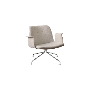 Bent Hansen Primum Armchair With Armrests Stainless Steel/Ricco 21