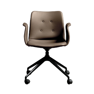 Bent Hansen Primum 4-Star Dining Chair With Wheels Black/Zenso 3 292