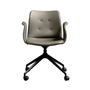 Bent Hansen Primum 4-Star Dining Chair With Wheels Black/Zenso 3 214