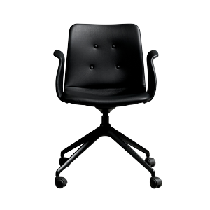 Bent Hansen Primum 4-Star Dining Chair With Wheels Black/Zenso 3 207