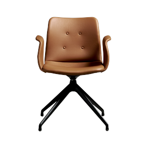 Bent Hansen Primum 4-Star Dining Chair With Swivel Black/Zenso 3 223