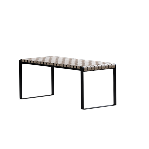 Bent Hansen Plaited Bench Black Nylon