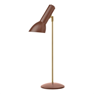 Cph Lighting Oblique Table Lamp Brick Red/Brass