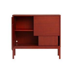 Design House Stockholm Layer Cabinet With Legs Red