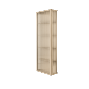 Ferm Living Haze Wall-Hung Cabinet 35x100 Cashmere
