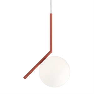 Flos IC S1 Pendant Red Burgundy