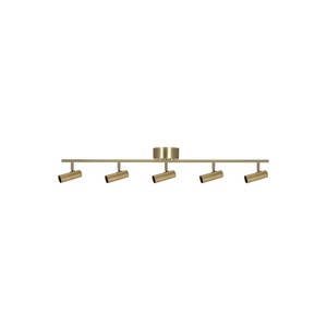 Globen Lighting Hubble 5 Long Ceiling light Brushed Brass