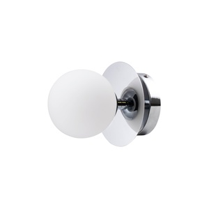 Globen Lighting Art Deco Wall/ Ceiling light Chrome/ White