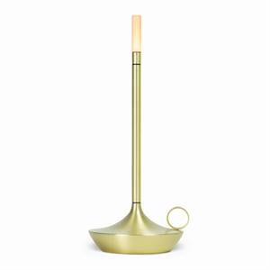 Graypants Wick Portable Table Lamp Brass