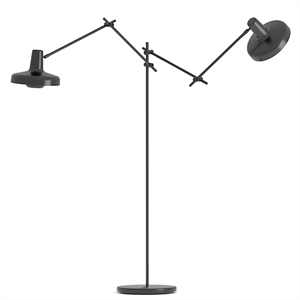 Grupa Products Arigato Double Floor Lamp Black