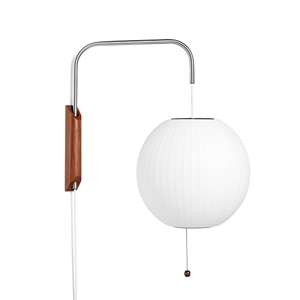 HAY Nelson Ball Wall Light Small White W/cord