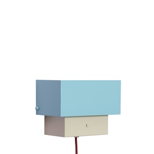 Hübsch Arte Wall Lamp Blue/ Sand
